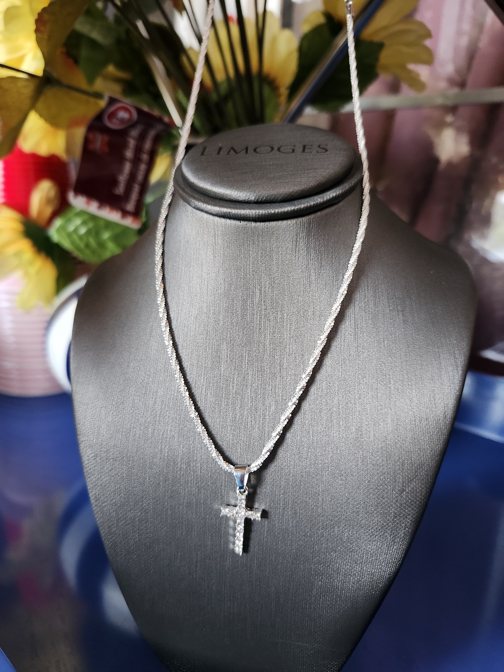 Sterling Silver Cross Pendant Necklace - Elegant Women’s Jewelry